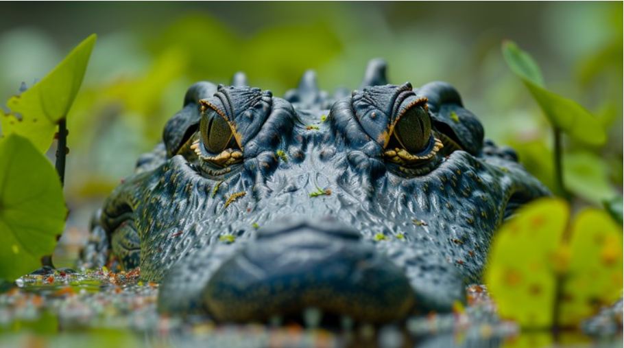 Florida alligator in the wild